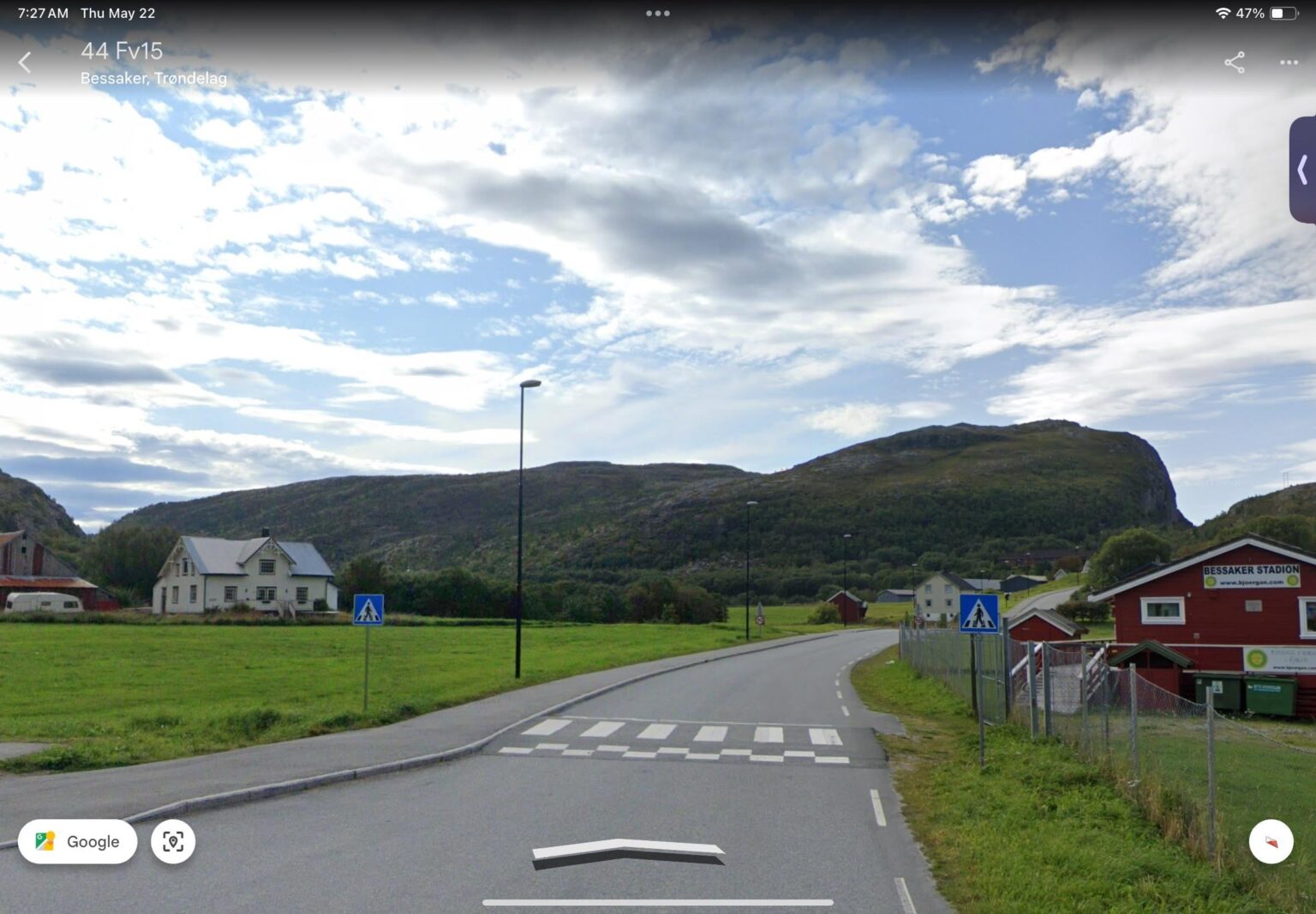 If you live in Bessaker that’s a nice bit of hill you’ve got there
