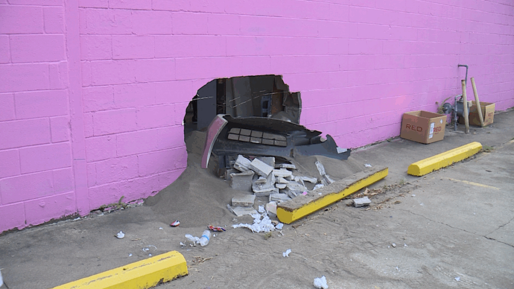 Car crashes through wall of Birmingham business Car crashes through wall of Birmingham business