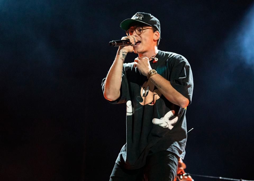 Rapper Logic performs on Day 9 of 2019 Festival D'été Quebec at Plains of Abraham.<p><a href="https://www.gettyimages.com/detail/1161830443" rel="nofollow noopener" target="_blank" data-ylk="slk:Scott Legato&sol;Getty Images;elm:context_link;itc:0;sec:content-canvas" class="link ">Scott Legato&sol;Getty Images</a></p>