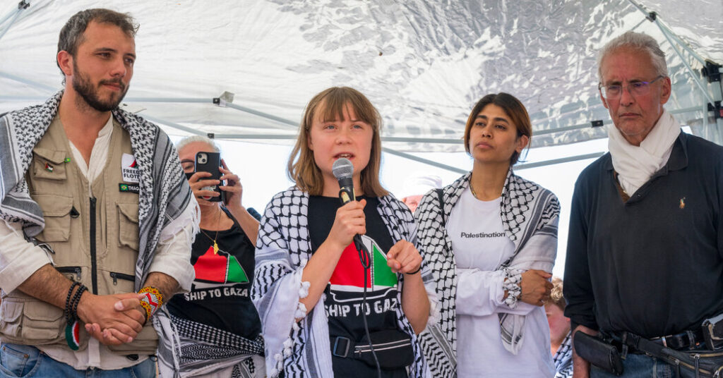 Israel Intercepts Gaza-Bound Aid Ship With Greta Thunberg Aboard Israel Intercepts Gaza-Bound Aid Ship With Greta Thunberg Aboard