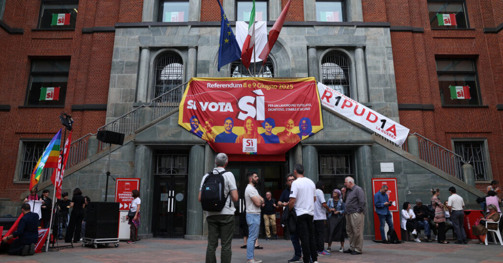 Italians Prepare to Vote in Citizenship Referendum Italians Prepare to Vote in Citizenship Referendum