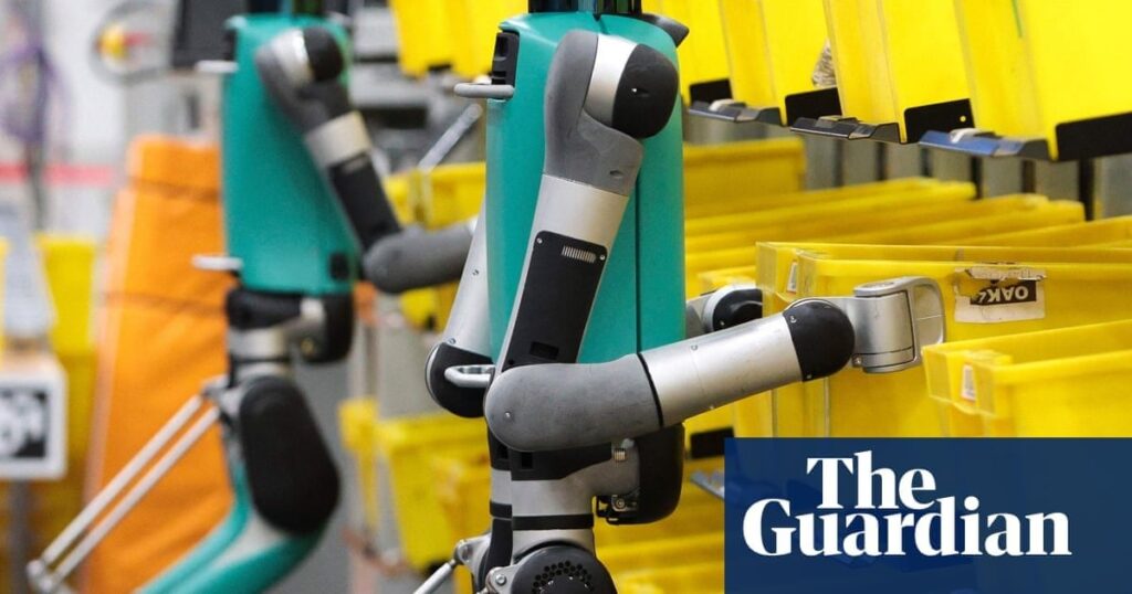 Amazon ‘testing humanoid robots to deliver packages’ | Amazon - Tech firm is building ‘humanoid park’ in US to try out robots, which could ‘spring out’ of its vans