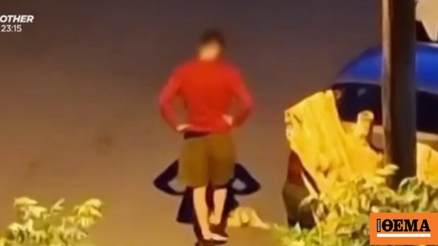 Kalamaria: The video that burned the 34 -year -old who kicked and pressed a kitten in his car