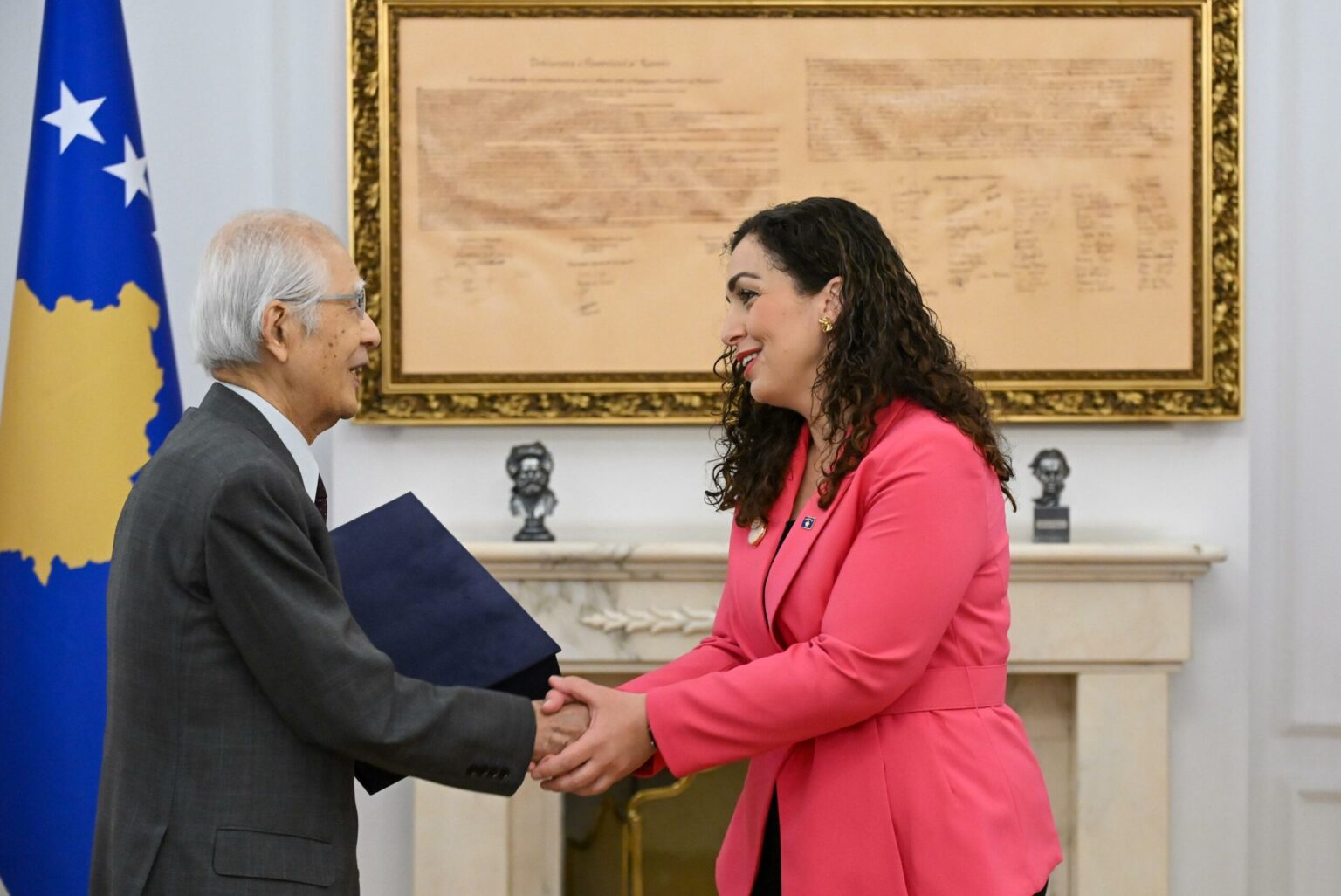 Osmani meets with Owada: As president of the ICJ, he has led this institution in one of the most important moments for Kosovo