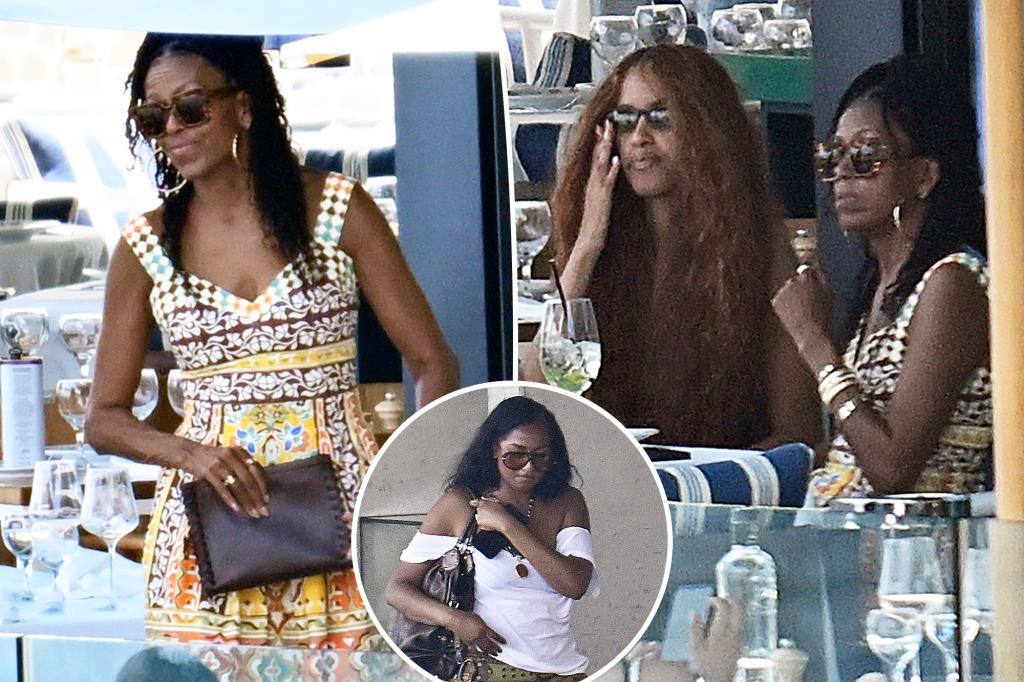 Michelle Obama takes daughters Malia and Sasha on a vacation to Spain