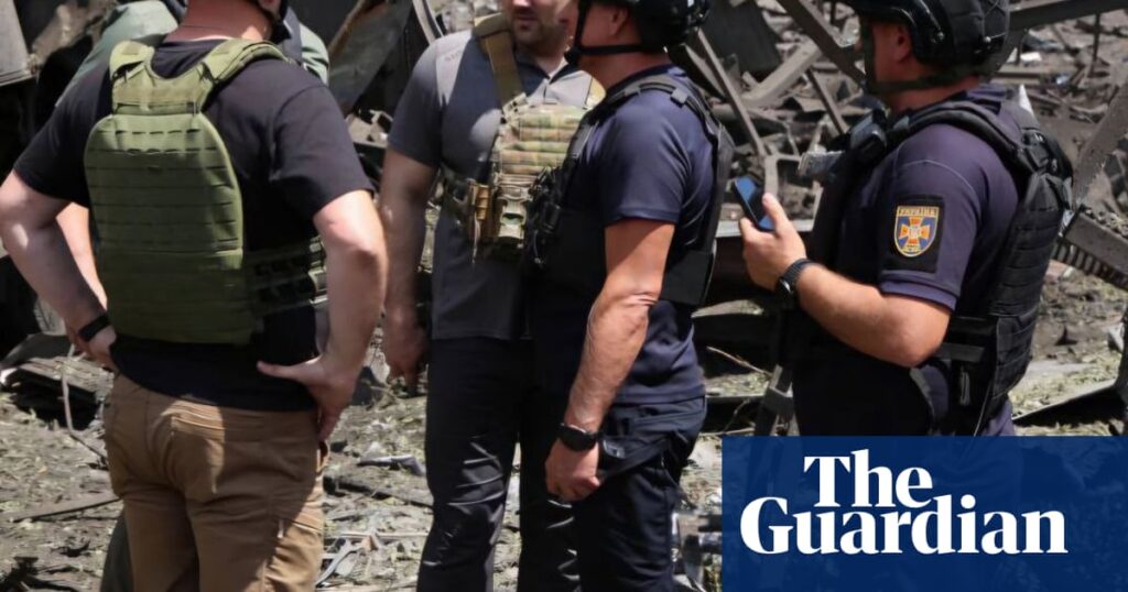 Ukraine war briefing: Russian attack on eastern region kills at least 19 as Zelenskyy flies in for Nato summit | Ukraine