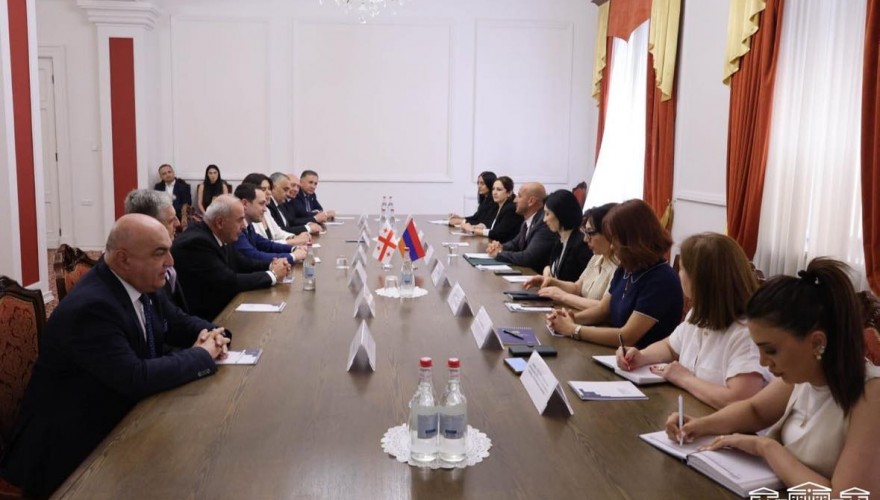 Georgian Parliamentary Delegation, Led by Giorgi Gabunia, Visits the Republic of Armenia