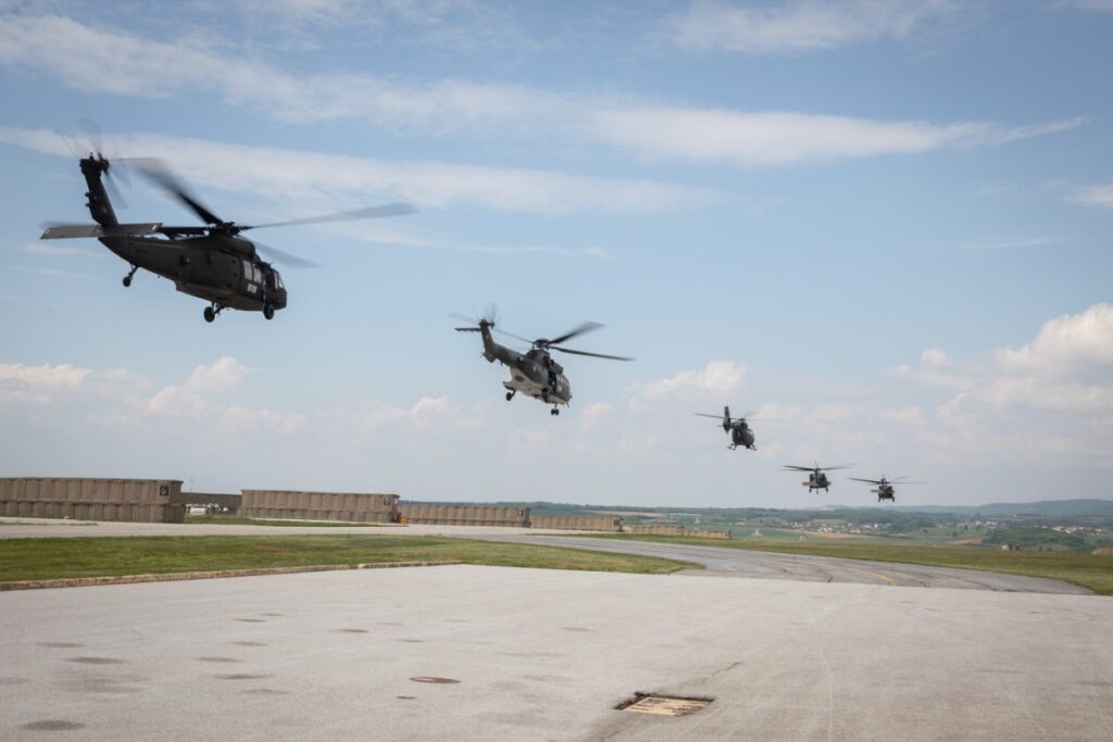 Kosovo Force Mission Aviation Units Conduct Flight Training | Article