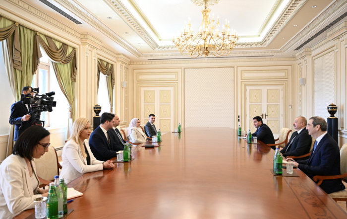 President Ilham Aliyev receives President of Assembly of North Macedonia