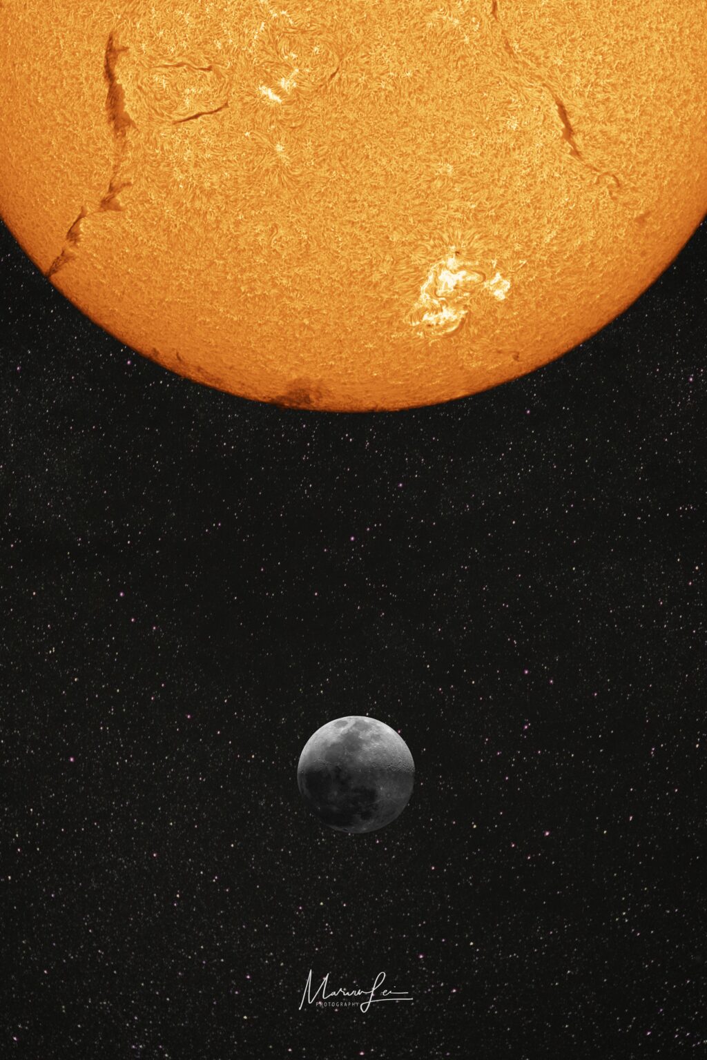Due to popular demand, I finally stayed up late to photograph the sun at night. [OC]