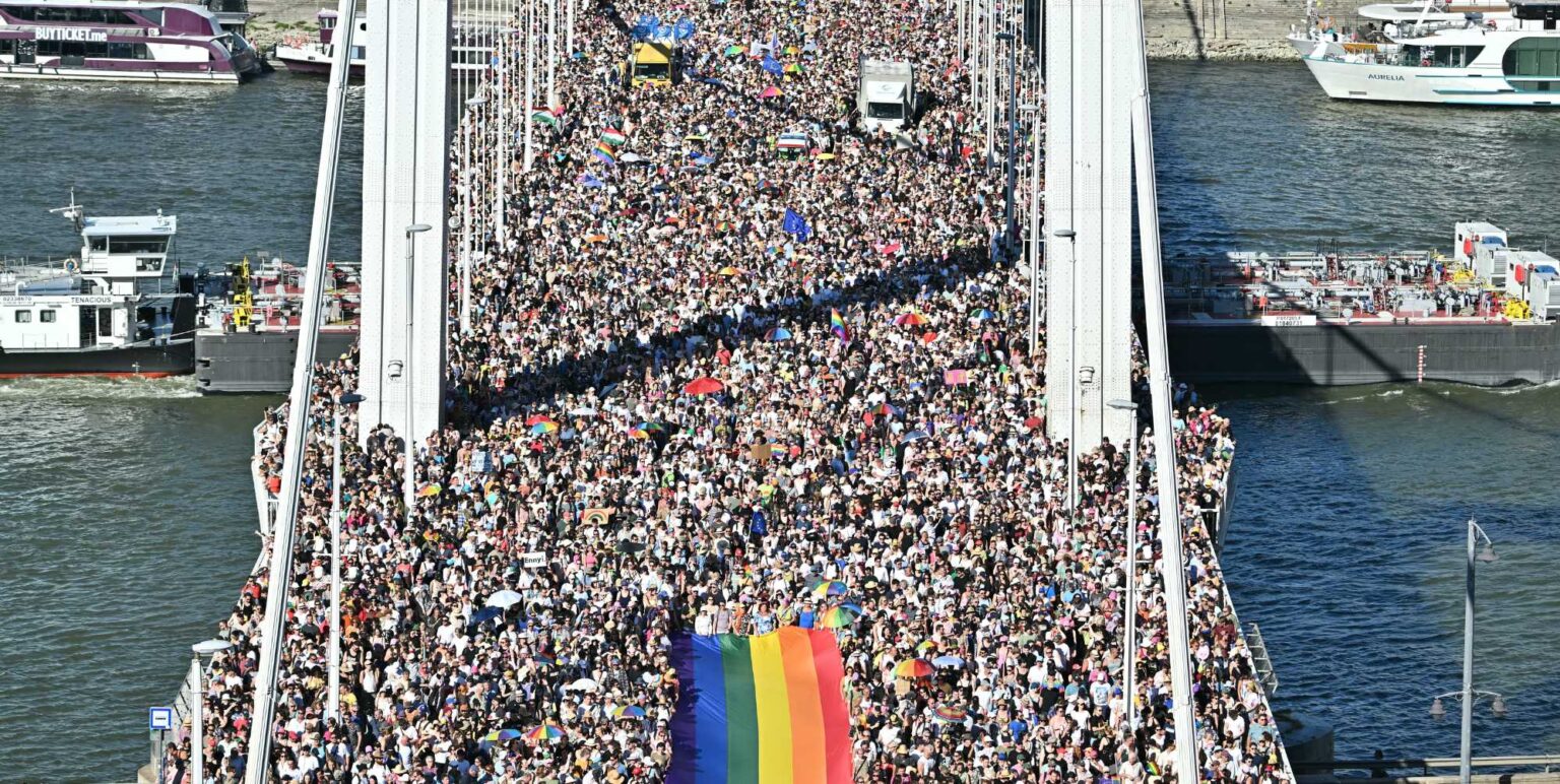 Hungary Pride ban prompts record Budapest Pride turnout