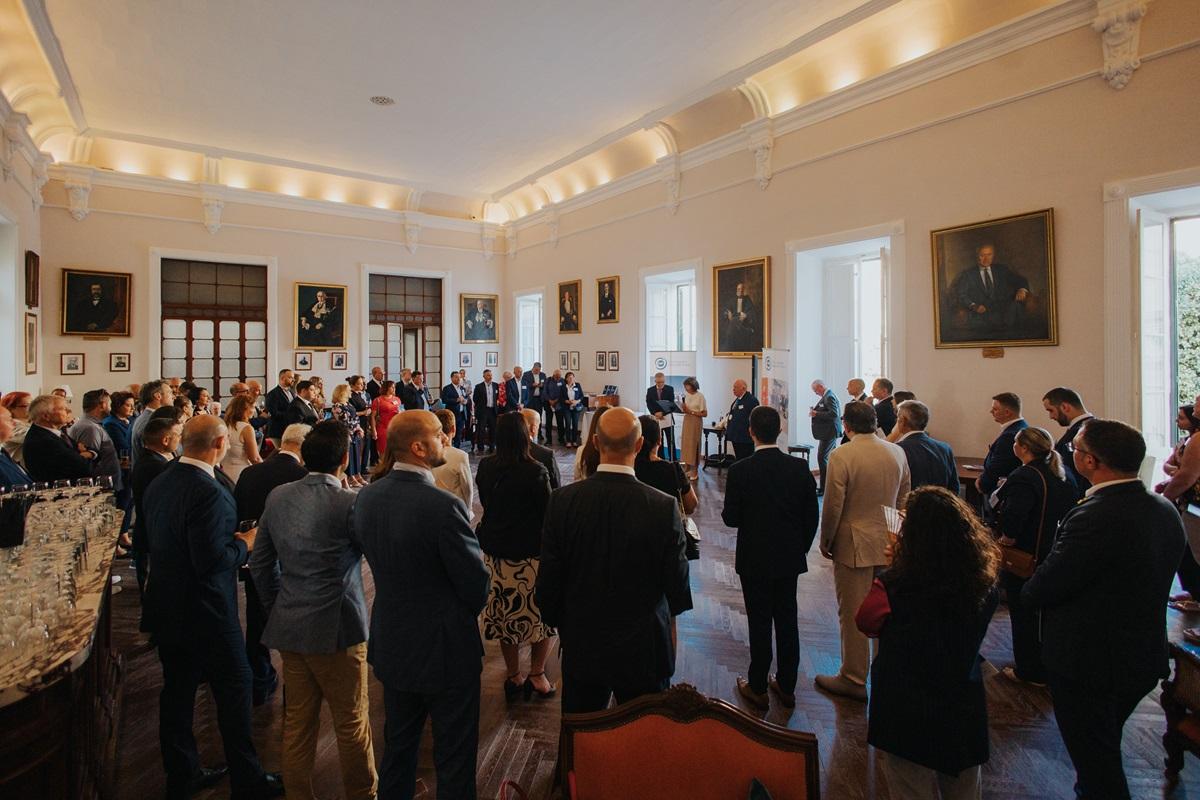 The formal charity reception brought together healthcare professionals, charity representatives, and community leaders.