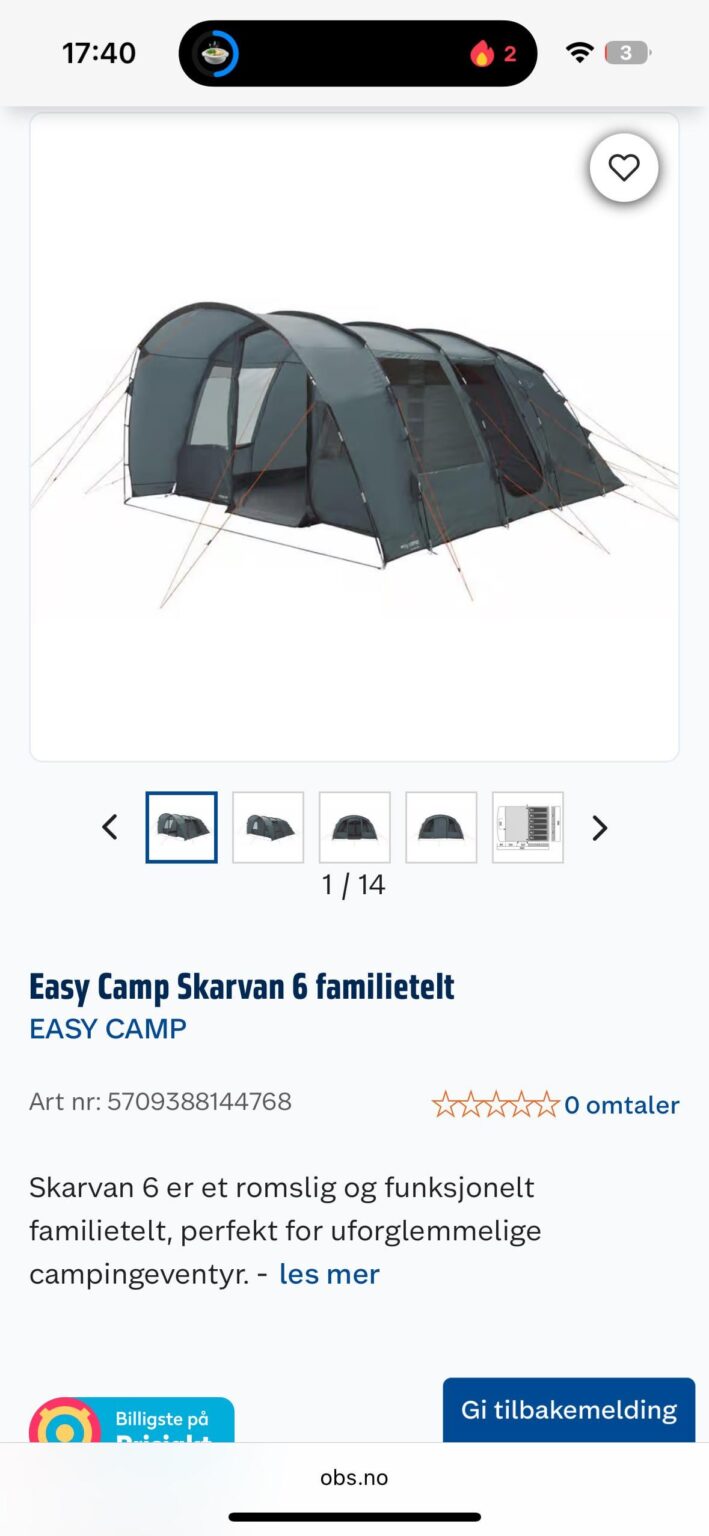 Easy Camp Skarvan 6 family tent Easy Camp Skarvan 6 family tent
