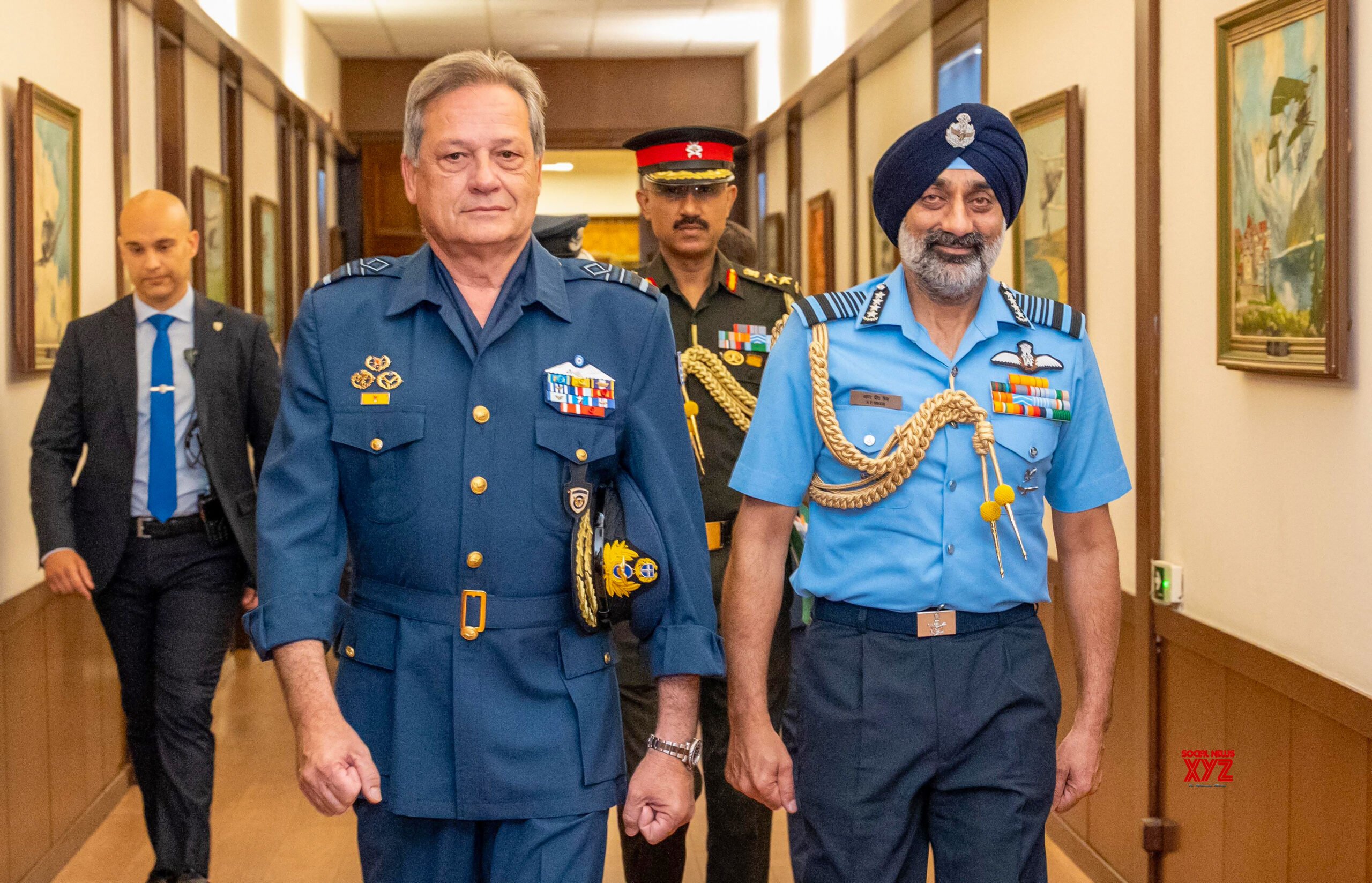 Greece: IAF Chief AP Singh Receives Guard of Honour During Greece Visit #Gallery Greece: IAF Chief AP Singh Receives Guard of Honour During Greece Visit #Gallery