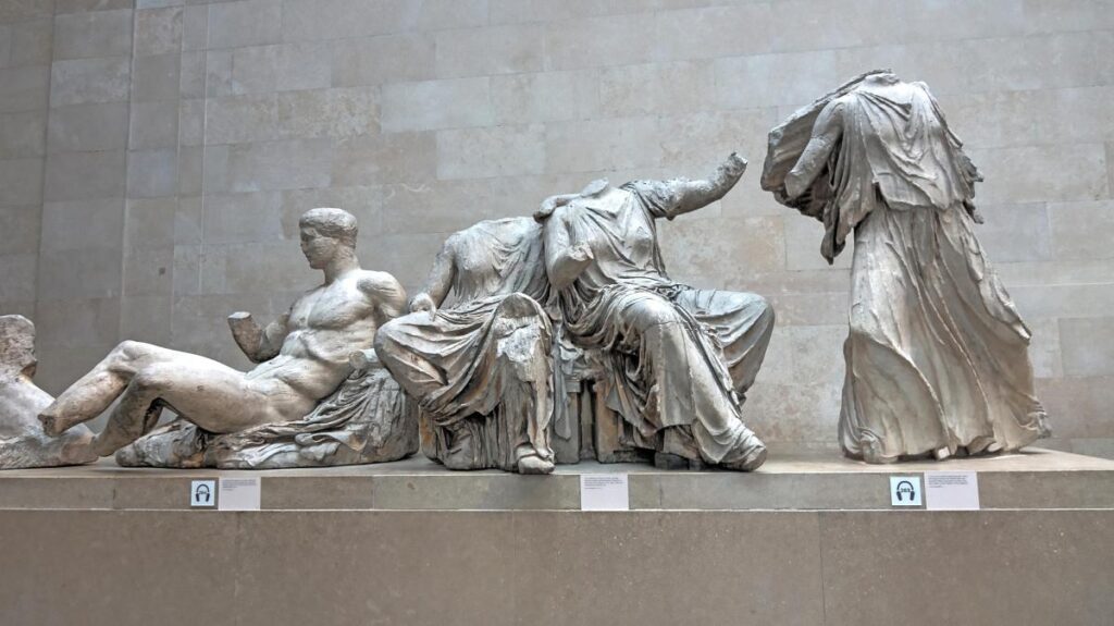 George Osborne negotiating a ‘reciprocal’ loan of the Elgin Marbles George Osborne negotiating a ‘reciprocal’ loan of the Elgin Marbles