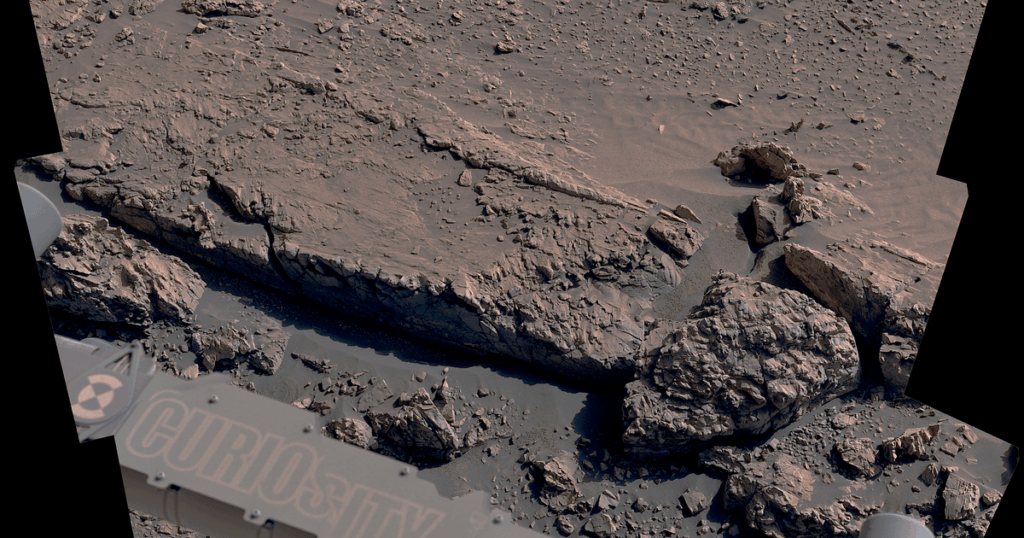 Mars rover captures first close-up images of ridges that hint at planet's watery past in "really surprising" discovery