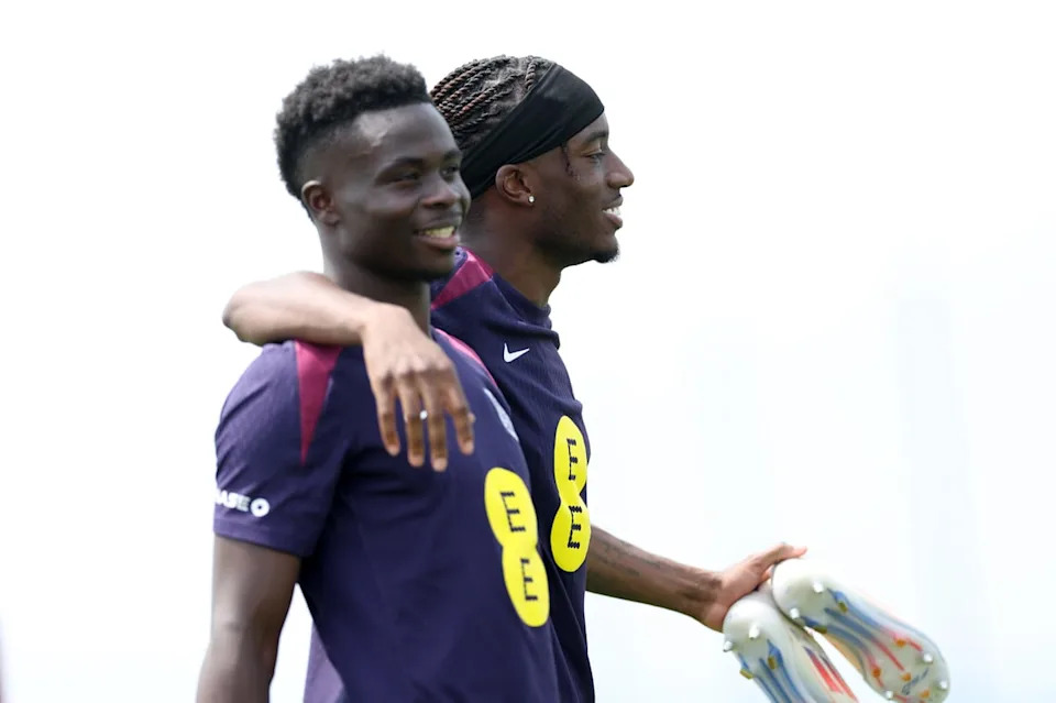 Back in the squad: Bukayo Saka (The FA via Getty Images)