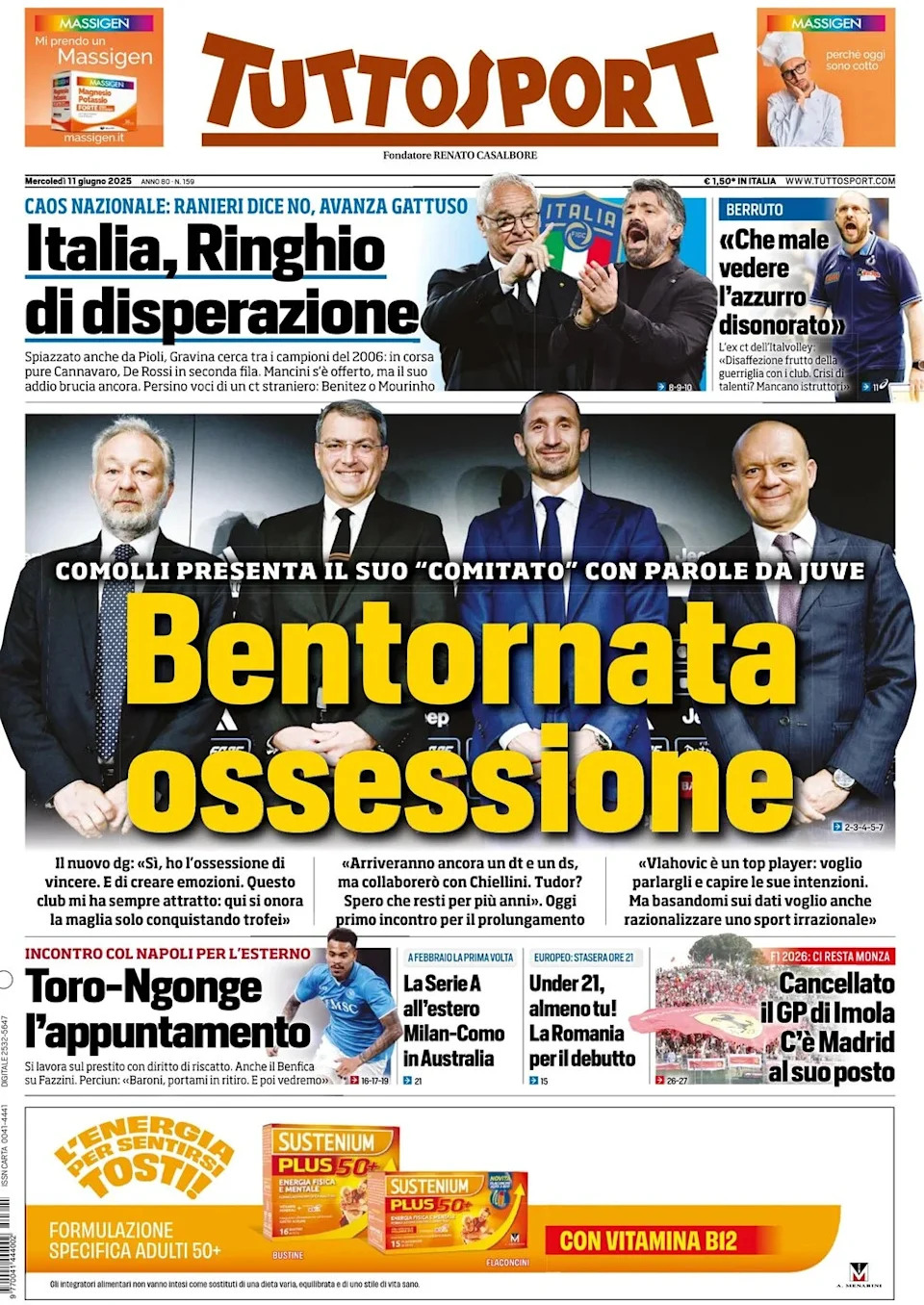 <p><strong>Italy, Ringhio of desperation</strong></p>