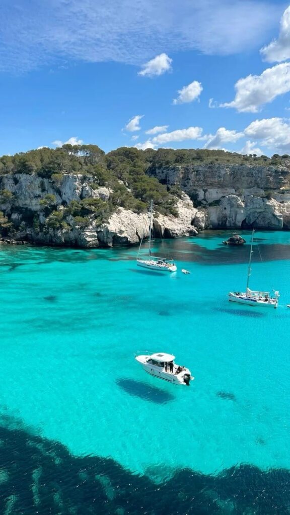 Woww we think of the Caribbean and what we have in Spain is better or equal. MINORCA