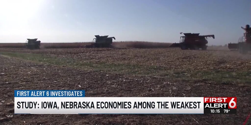 Report ranks Iowa’s economy worst in country, Nebraska close behind