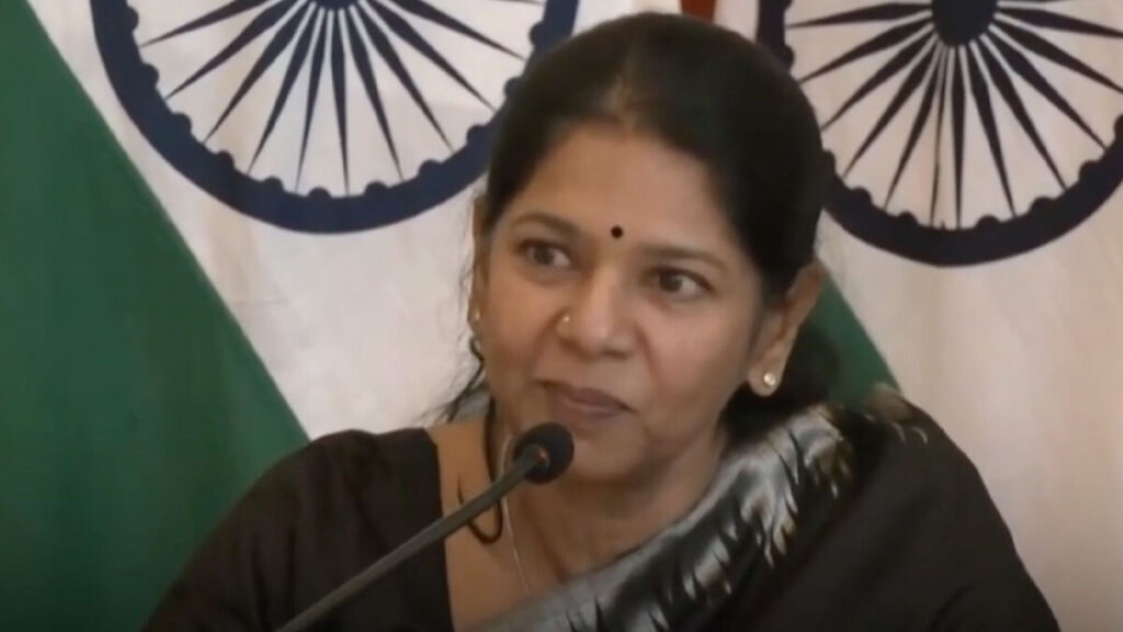 What Is India’s National Language? DMK Leader Kanimozhi’s Brilliant Answer In Spain Goes Viral: Watch