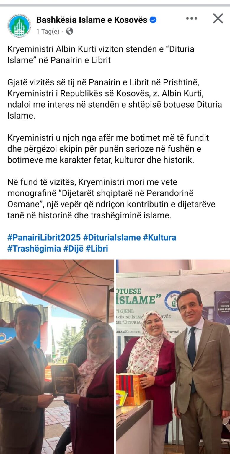 Albin Kurti, Selam Alejkum!
