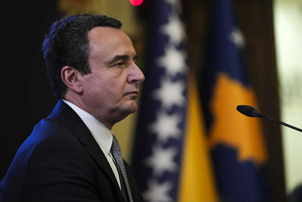 Kurti is asked about Trump's warning that he will return to Kosovo and Serbia, this is his reaction