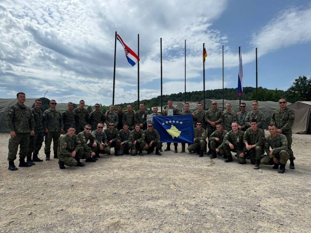 Two KSF teams achieve ''extraordinary success'' by taking first and third place in the "Unity Day" competition in Croatia