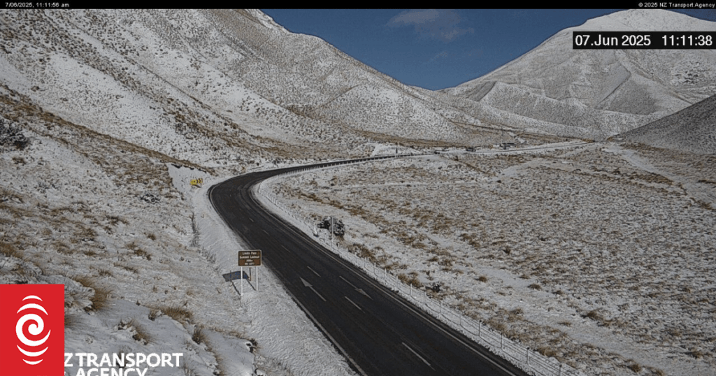 Road closures for parts of State Highway 8 and State Highway 80 due to snowfall