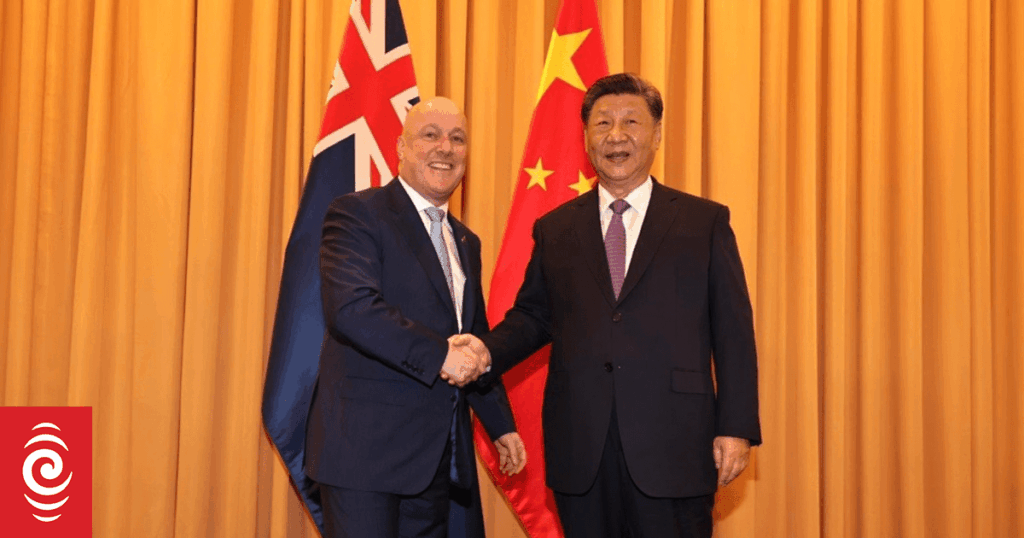 As Christopher Luxon heads to China, his government's pivot toward the US is a stumbling block