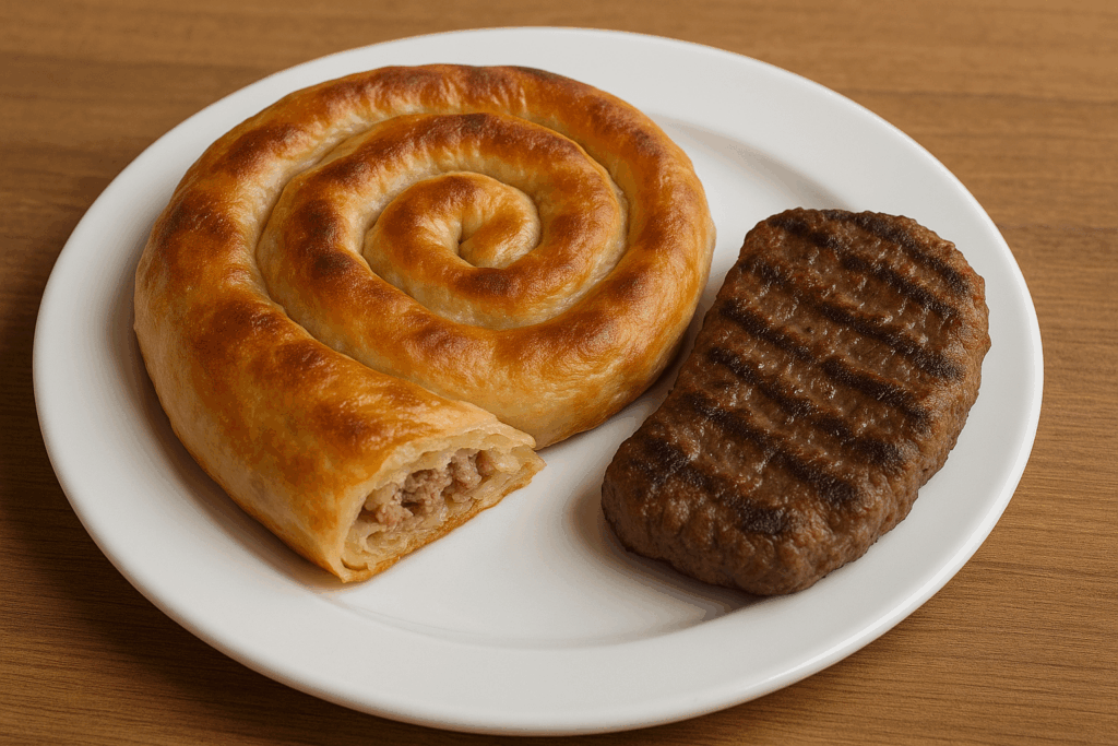 Burek with meat