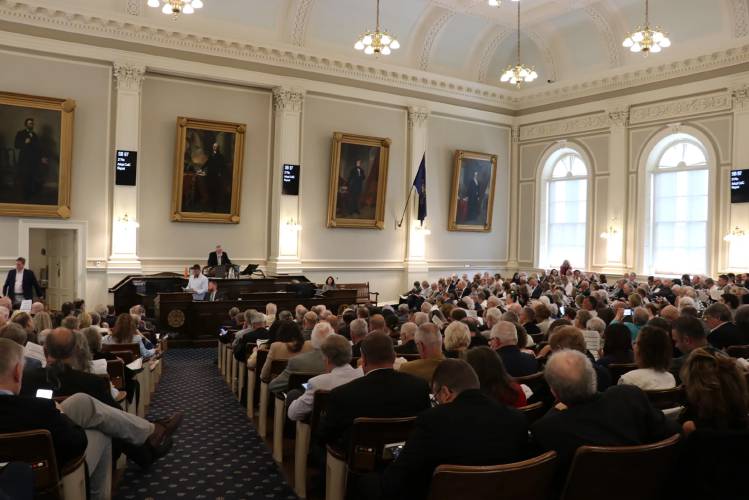 The New Hampshire House of Representatives on June 26, 2025. (Dan Tuohy photo / NHPR).