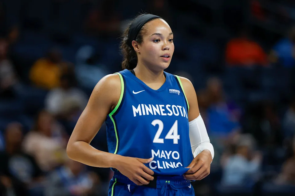 Minnesota Lynx forward Napheesa Collier (24).© Kamil Krzaczynski-Imagn Images