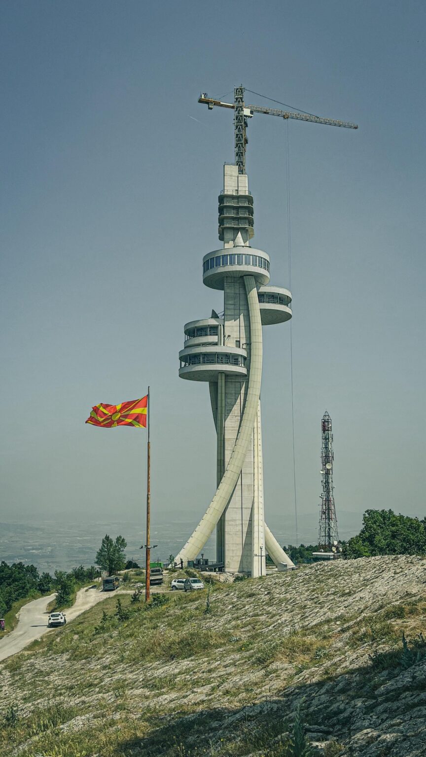 Photograph taken near the millennial cross