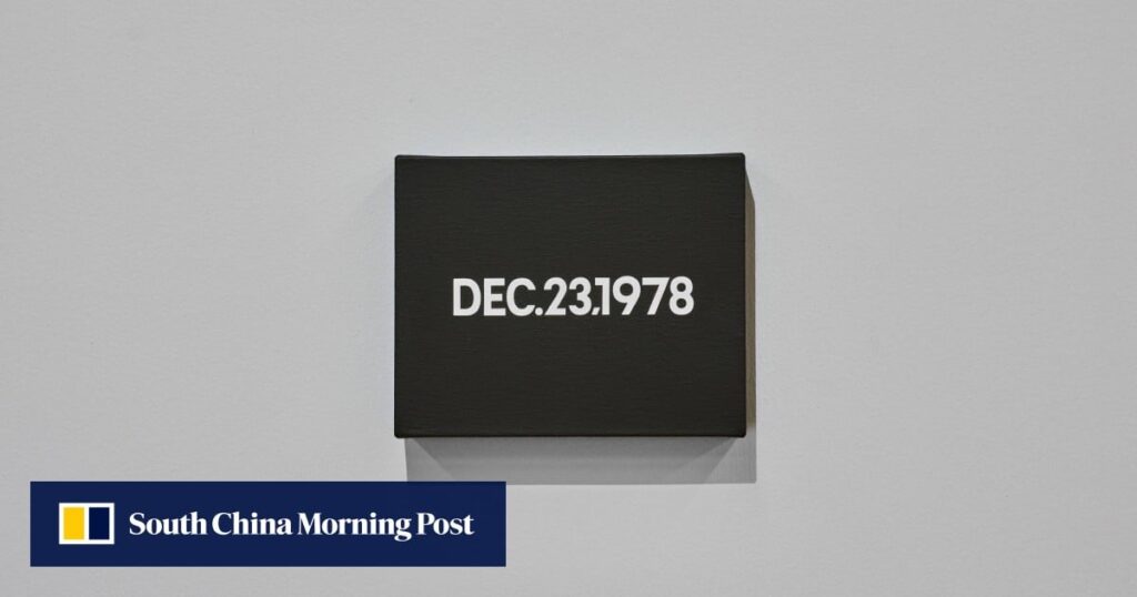 Enter the serial world of Japan-born conceptual artist On Kawara at Hong Kong exhibition Enter the serial world of Japan-born conceptual artist On Kawara at Hong Kong exhibition
