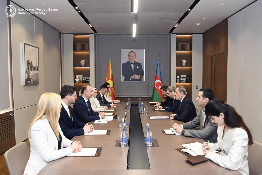 Azerbaijani FM received President of Assembly of North Macedonia