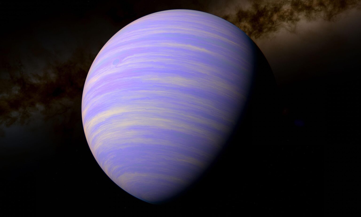 Microlensing trick reveals a rare gas giant exoplanet