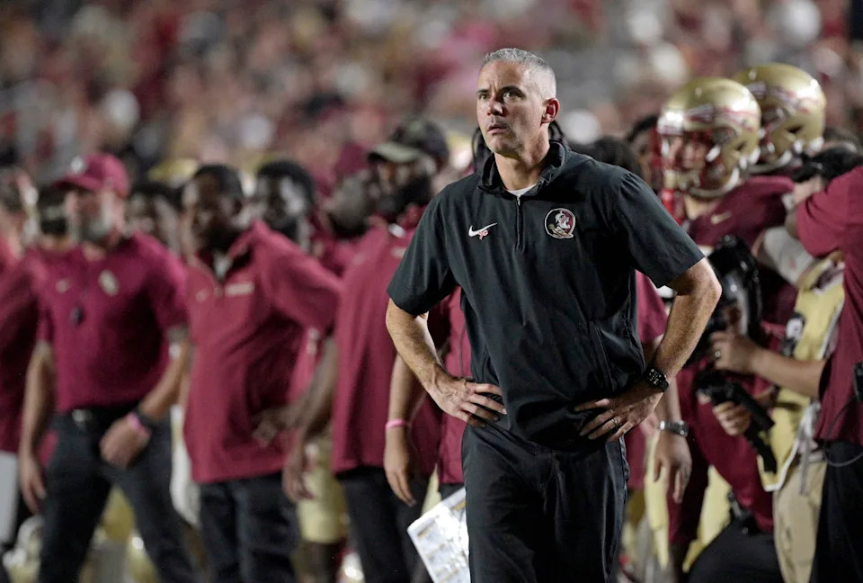 Florida State Seminoles head coach Mike Norvell.Melina Myers-Imagn Images