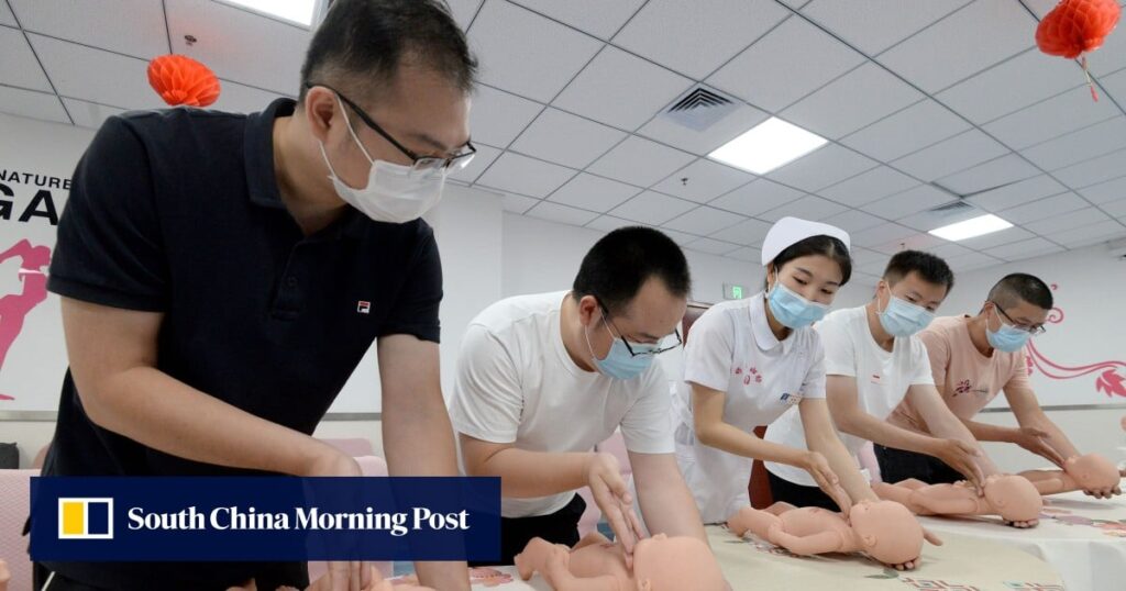 China’s demographic crisis could ease with male childcare subsidies, new research suggests