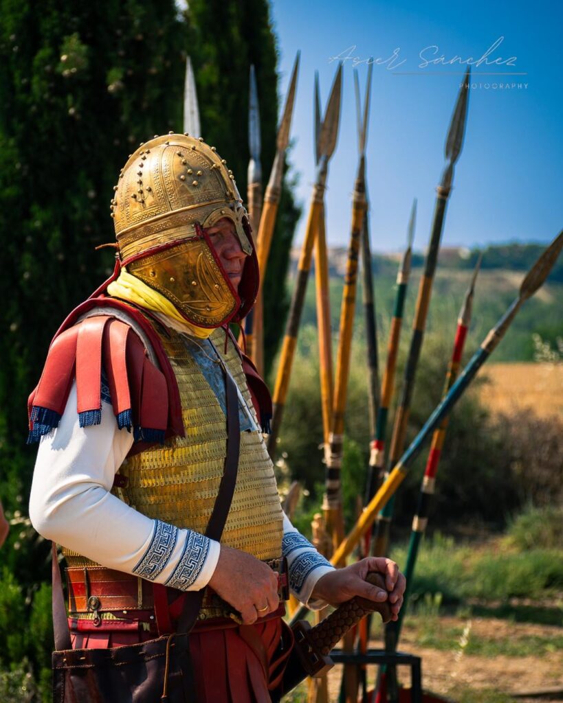 Roman event in Santacara, Navarra