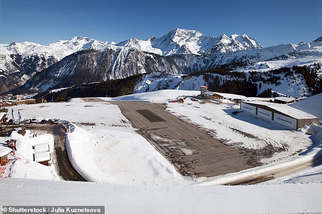 Courchevel Altiport serves the ski resort in the French Alps ¿ and is only accessible to small planes and helicopters