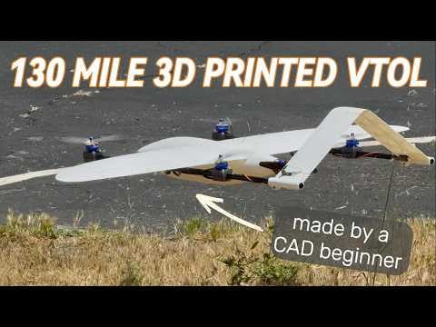 An Australian in California built a 210 km-range drone in 90 days using off-the-shelf parts, a 3D printer, and no prior experience—showing how accessible drone warfare has become.