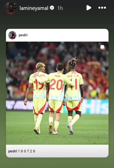 Lamine Yamal Pedri Nico Williams