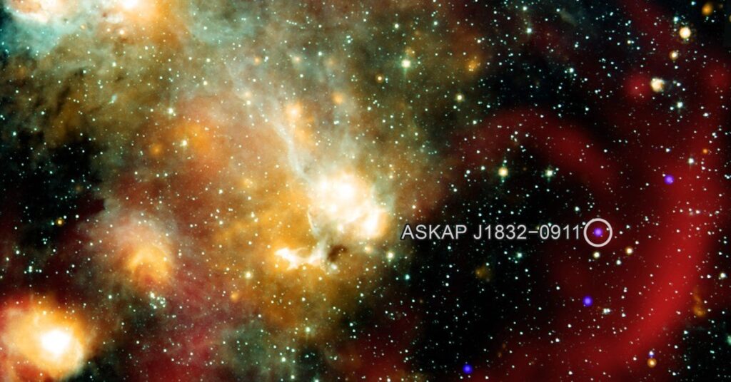 Scientists Are Stumped by Mysterious Pulsing ‘Star’ | Titled "ASKAP J1832", the unexplained body is semaphoring into space, blinking in both X-ray and radio once every 44 minutes