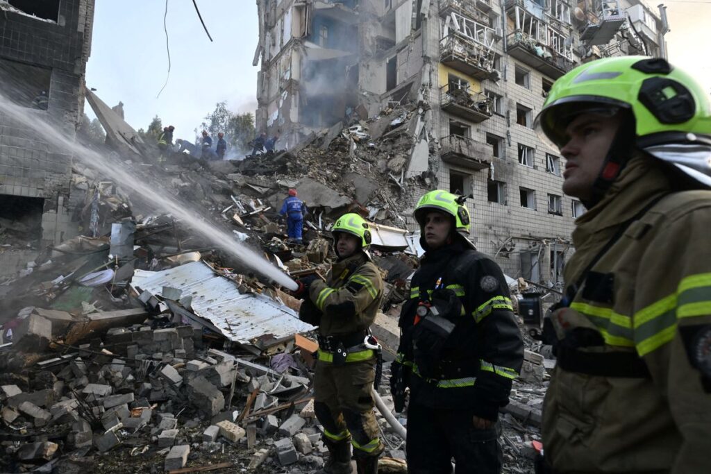 'A brutal strike' — Massive Russian missile and drone attack hits Kyiv, killing 10, injuring at least 124