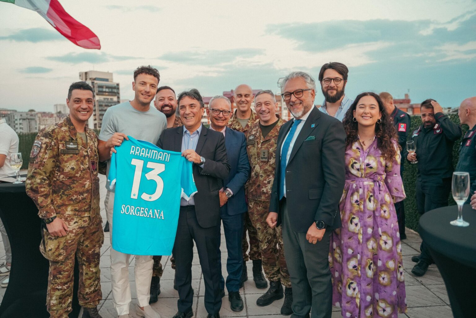 Amir Rrahmani honored by the Italian Embassy in Kosovo for his success in Serie A with Napoli