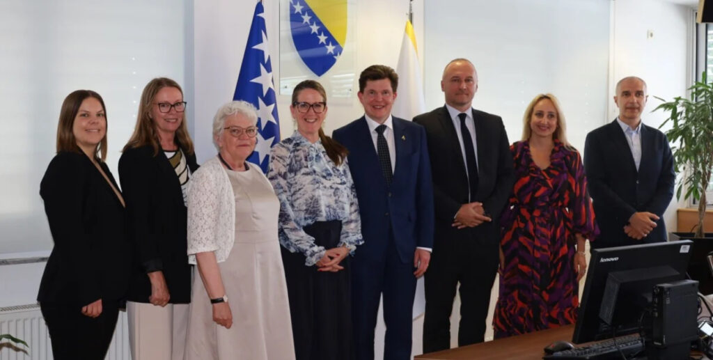 The President of the Parliament and the Ambassador of Sweden visited the HJPC of BiH