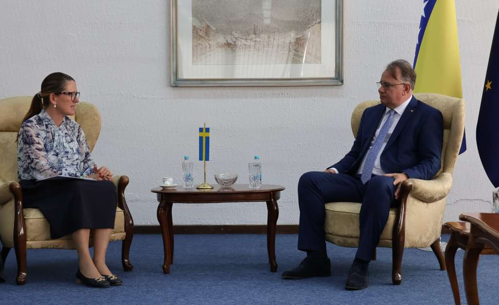 PM of the Federation of BiH met with the Swedish Ambassador to BiH