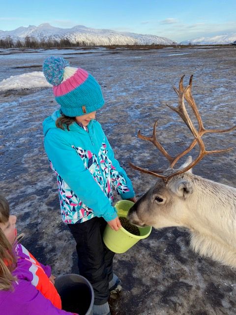 Image may contain Cap Clothing Hat Child Person Animal Deer Mammal Wildlife Coat Jacket Face and Head