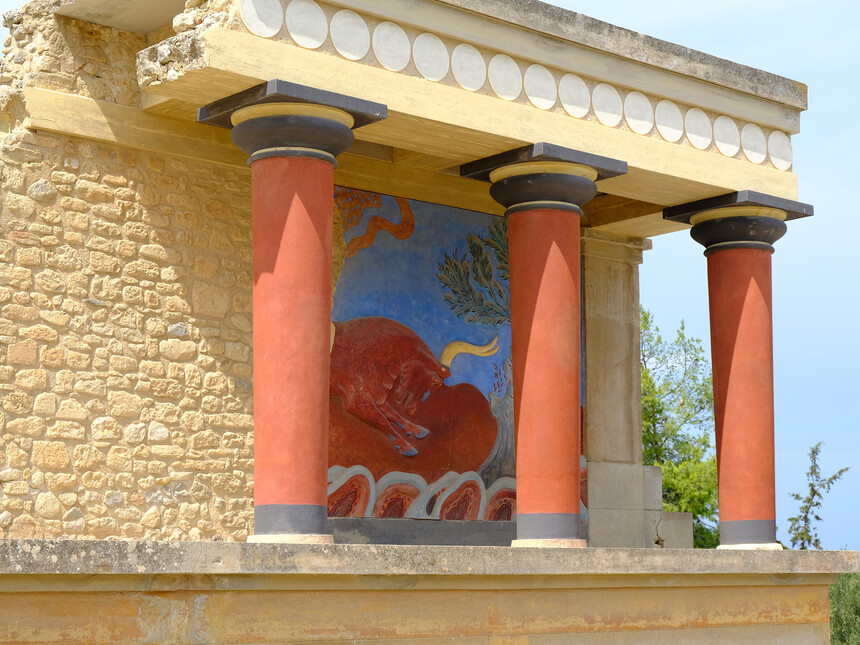 Collapse at Knossos Greece | Meer
